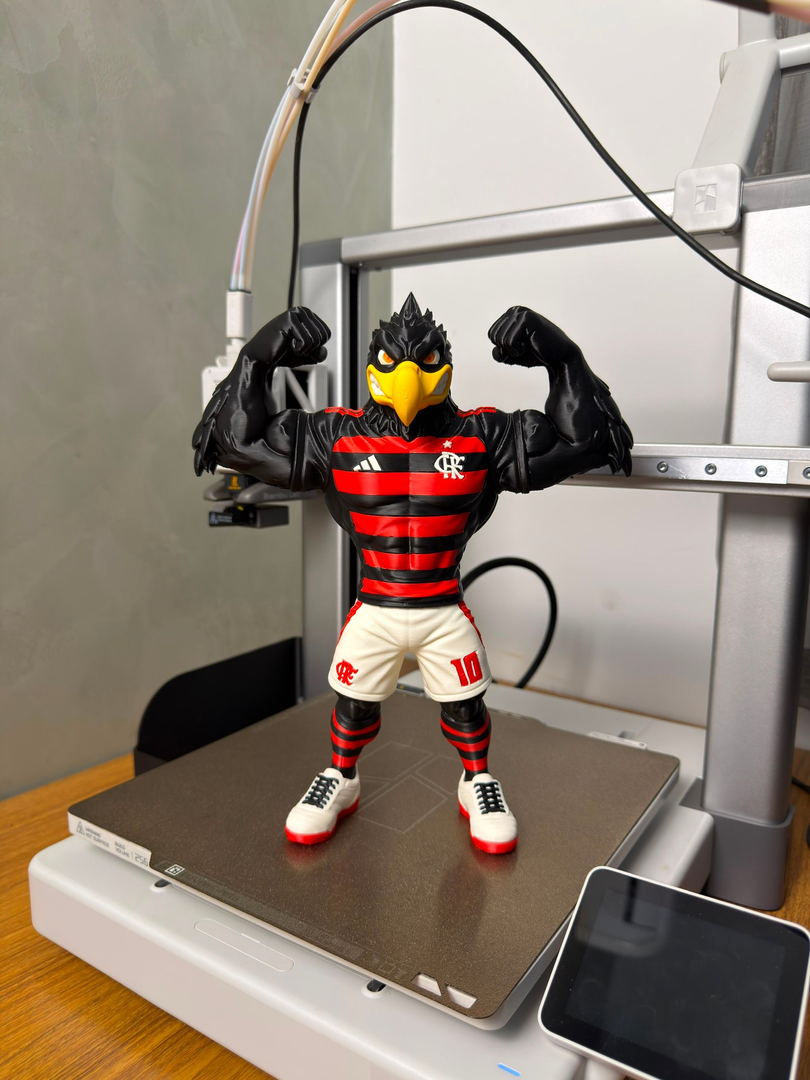 Mascote de time impresso em 3D