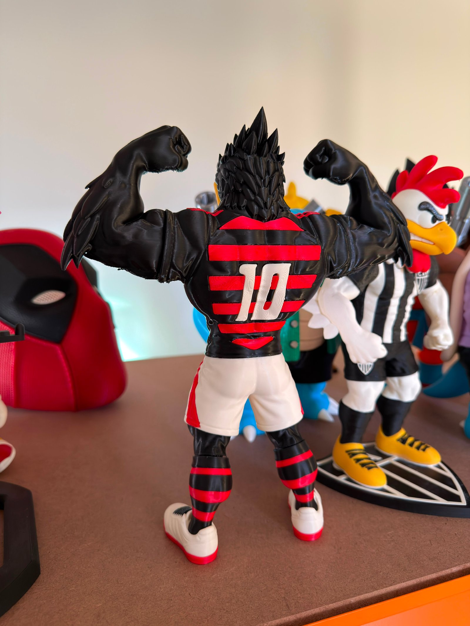 Mascote de time impresso em 3D