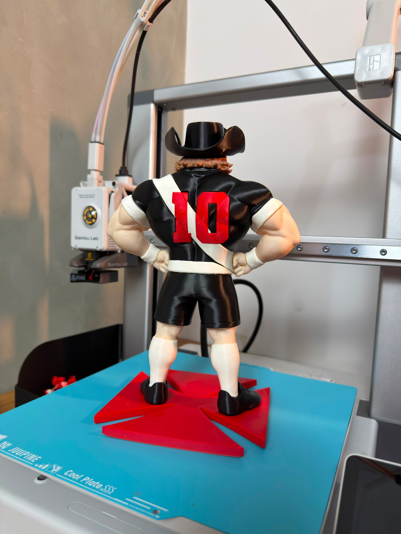Mascote de time impresso em 3D