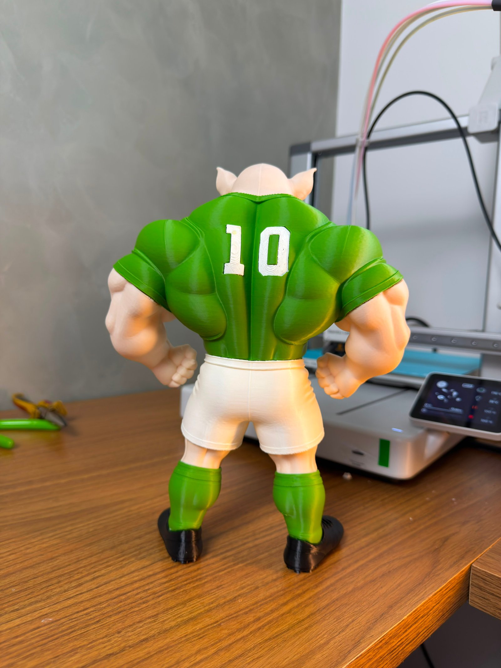 Mascote de time impresso em 3D